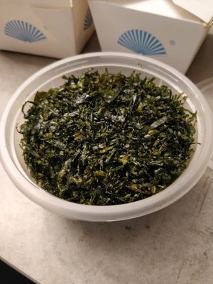 Crispy seaweed at Wawin Vegan Chinese in Salford