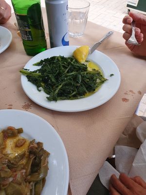Local greens at En Iordani in Athens