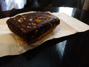 Chocolate and orange torte at Currant Affairs in Leicester