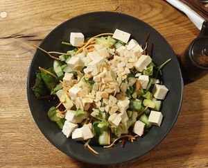 Vegan Tofu Poke Bowl 95DKK at H Kitchen in Copenhagen