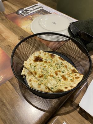 Garlic Naan  at Namaste India in Nevsehir