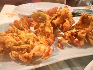 Veggie pakora was so good  at Namaste India in Nevsehir