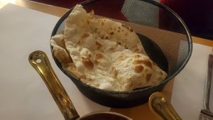 Naan at Namaste India in Nevsehir