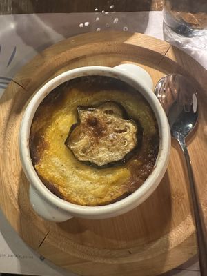 vegan mousakka was pretty good😄 at Mouragio in Paros