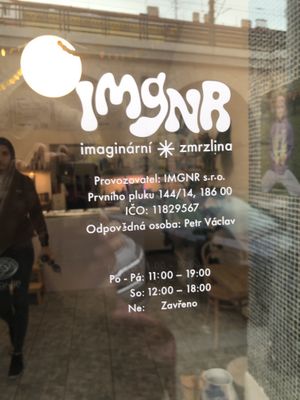 The times   at Imaginarni Zmrzlina in Prague