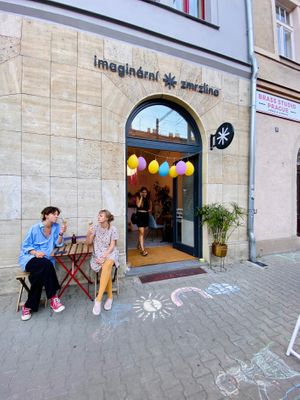 #imgnr at Imaginarni Zmrzlina in Prague