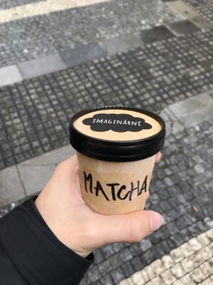 Matcha  at Imaginarni Zmrzlina in Prague