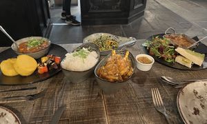 Loads to try. Vegan only tonight. Tasting menu   #Veganuary at The Thimble in Dorchester