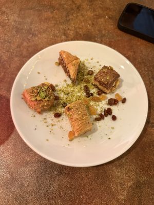 Baklava   at Little Beirut in Antwerpen