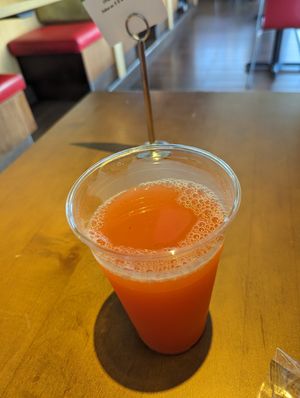 Strawberry lemonade at Veggie Grill by Next Level in Torrance