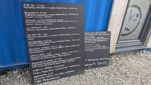 Menu at Crust - Food Stand in Isle Of Lewis