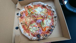 Veggie Kray with vegan cheese at Crust - Food Stand in Isle Of Lewis