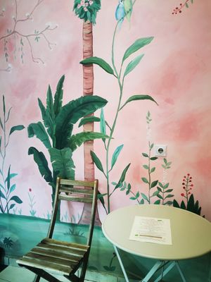 Indoors at Bio Vita Vegan Bistro in Belgrade