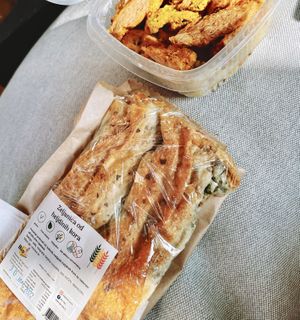 Spinach pie #Veganuary at Bio Vita Vegan Bistro in Belgrade