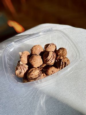 Choco cookie balls  #Veganuary at Bio Vita Vegan Bistro in Belgrade