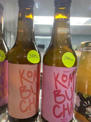 Kombucha at Bio Vita Vegan Bistro in Belgrade