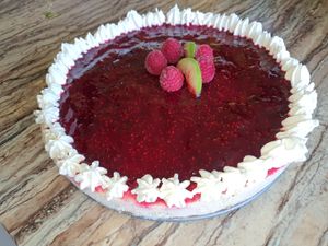 Pay helado de nuez de la India con moras at Accuafaba - Postres Veganos - Maybe closed in Chapultepec