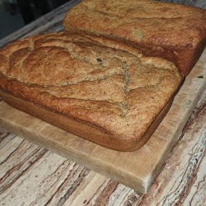 Panque de plátano y elote at Accuafaba - Postres Veganos - Maybe closed in Chapultepec