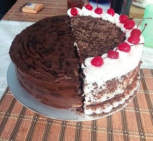 Pastel de Matilda y selva negra #Veganuary at Accuafaba - Postres Veganos - Maybe closed in Chapultepec