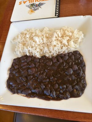 Black beans and rice   at 3 Tequilas in Kill Devil Hills