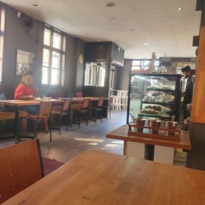 Inside at En Deli Haga in Gothenburg