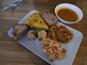 120 sek plate. at En Deli Haga in Gothenburg