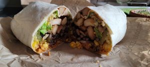 Planted Chicken Burrito at Zapote in Wallisellen