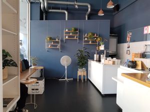 Limited seating at Simply Soup - Pelikan in Zurich