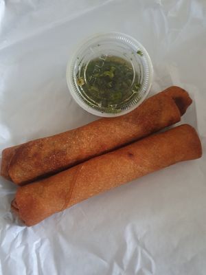 Lentil rolls at Oasis Cafe in San Francisco