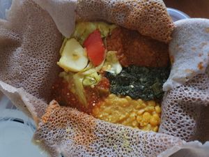 Vegetarian Combo at Oasis Cafe in San Francisco