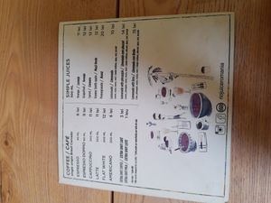 Menu2 at Rio Juice - Calea Victoriei in Bucharest