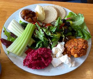 Vegan ploughmans   at Nethy House Cafe & Rooms in Nethy Bridge