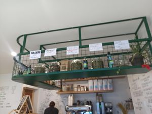 Display and information at Little Collins CBD Dispensary in Kilkenny