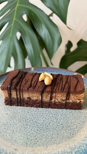 Nuts about chocolate slice  at Little Collins CBD Dispensary in Kilkenny