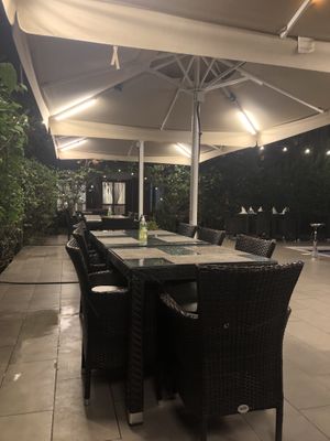 Outdoor sitting ( a ) #Veganuary at Indian by Nature in Abidjan