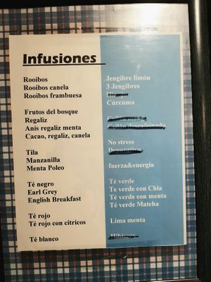 Infusiones at Iru in San Sebastian