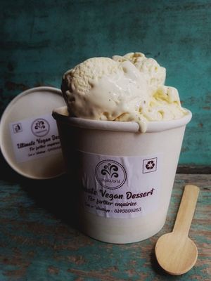 Banana Fruit n Nut Icecream from the house of VegaWorld Frozen Delight Ice-creams 🍌🌰🍦🍨 at VegaWorld in Kolkata