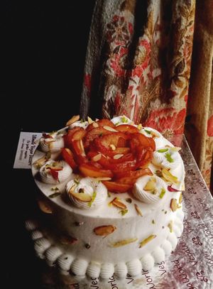 VegaWorld Vegan Gulab Jamun cake 🌱🍬🎂 at VegaWorld in Kolkata