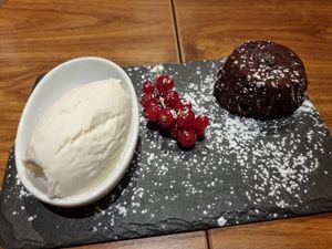 Dessert at Oh!MA in Bruges