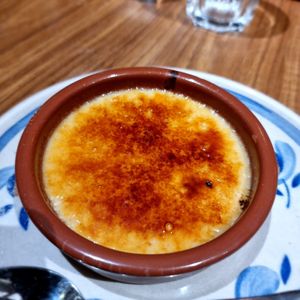 Creme brulee at Oh!MA in Bruges