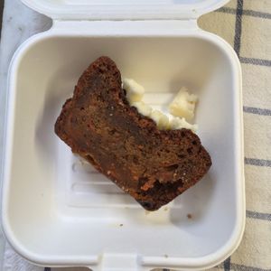 Carrot cake at Mimi's Cafe Vegan in Athens
