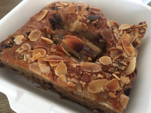 Banana bread at Mimi's Cafe Vegan in Athens