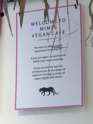 Inclusive!  at Mimi's Cafe Vegan in Athens