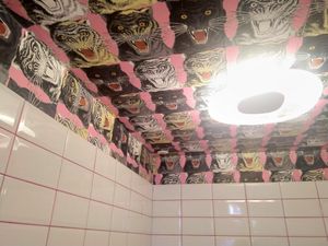 Wc deco at Mimi's Cafe Vegan in Athens