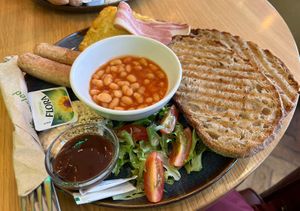 Vegan breakfast  at kave in West London