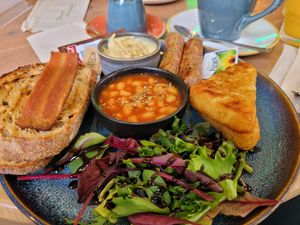 Nice vegan breakfast! at kave in West London