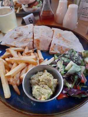 Quesadilla at Tafarn Sinc in Clynderwen