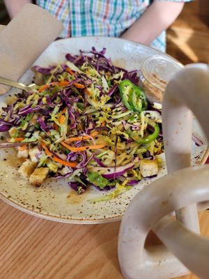 Spicy peanut noodle at Life Alive Organic Cafe in Cambridge