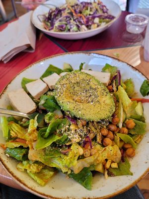 Avocado Greens with added tofu at Life Alive Organic Cafe in Cambridge