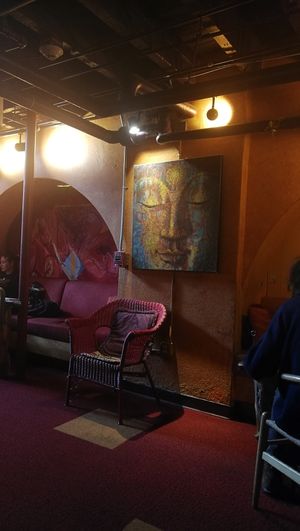 interior at Life Alive Organic Cafe in Cambridge